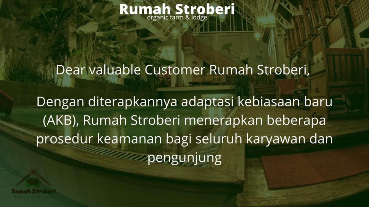 Rumah Stroberi Organic Farm & Family Lodge Lembang Exterior photo