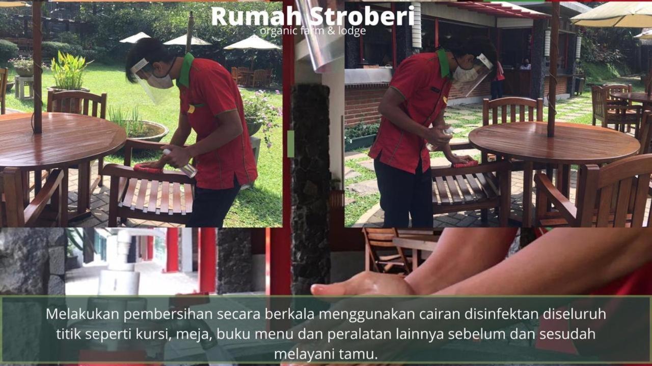 Rumah Stroberi Organic Farm & Family Lodge Lembang Exterior photo